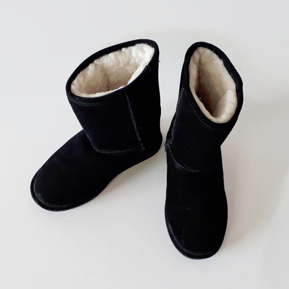 EUC No Surrender black suede wool interior lined boots, 6
